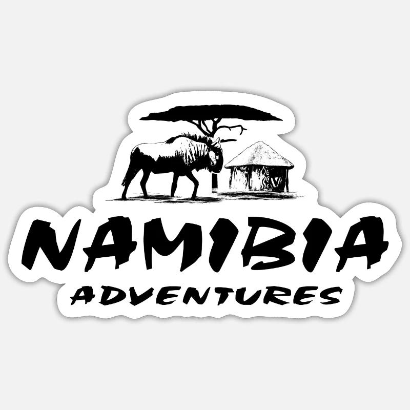 Namibia Sticker Größe S (10 x 10 cm)