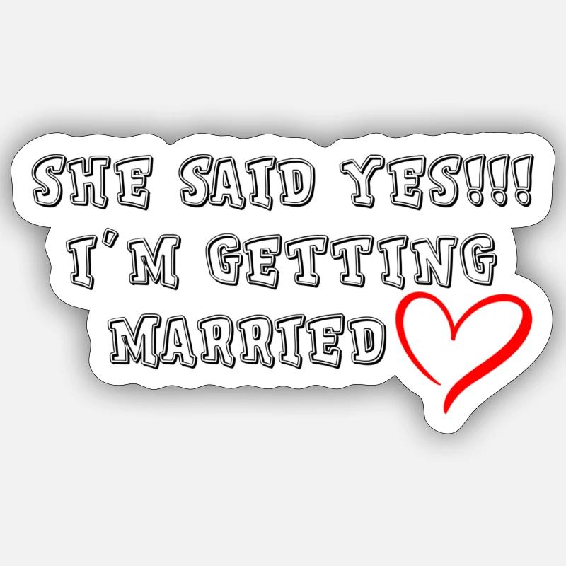 Marie - Sticker taille S (10 x 10 cm) - blanc mat