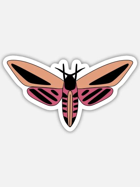 Ligusterpijlstaart - Sticker maat S (10 x 10 cm) - mat wit
