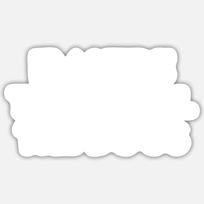 funny dog quotes - Sticker taille S (10 x 10 cm) - blanc mat