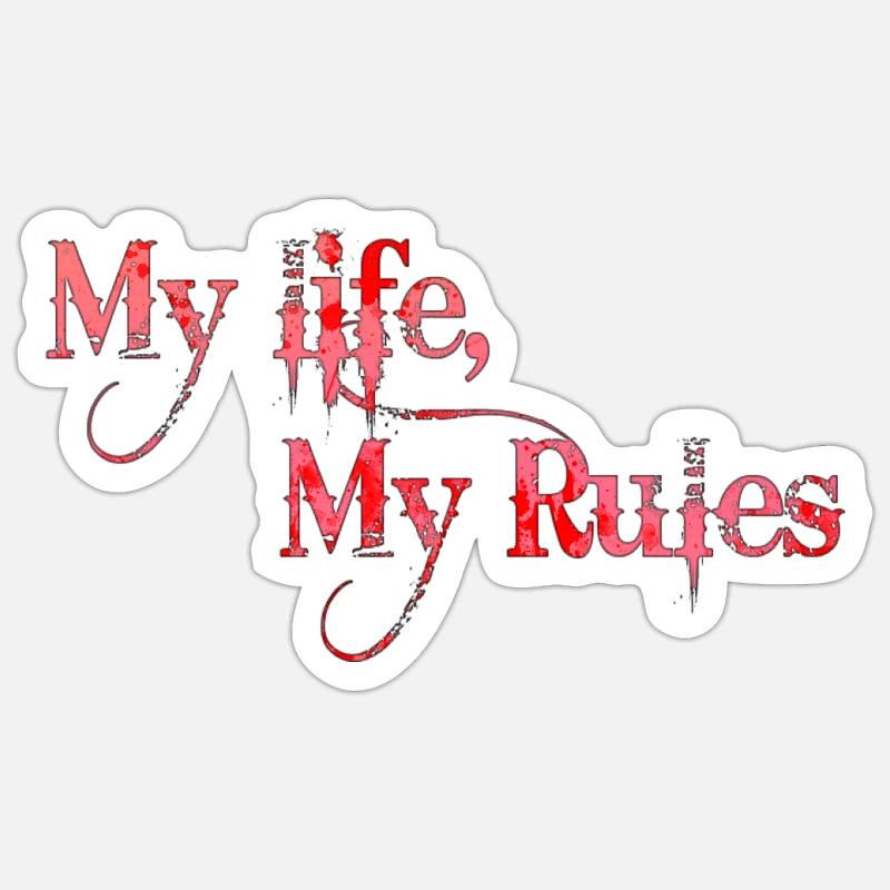 Sticker størrelse S (10 x 10 cm) -