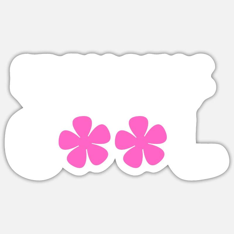 frangine cool - Sticker taille S (10 x 10 cm) - blanc mat