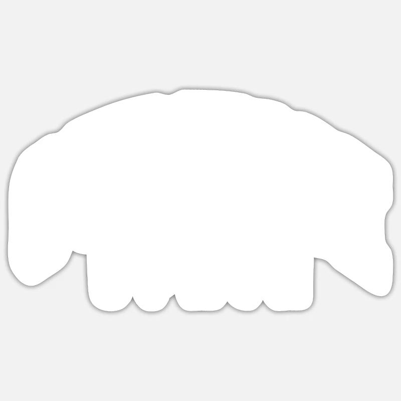 Ourense - Sticker taille S (10 x 10 cm) - blanc mat