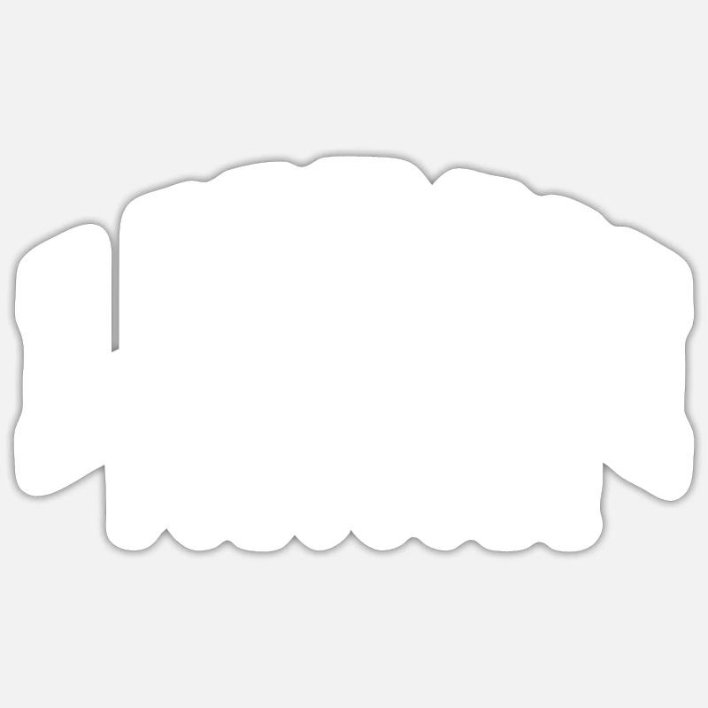 Lisbonne - Sticker taille S (10 x 10 cm) - blanc mat