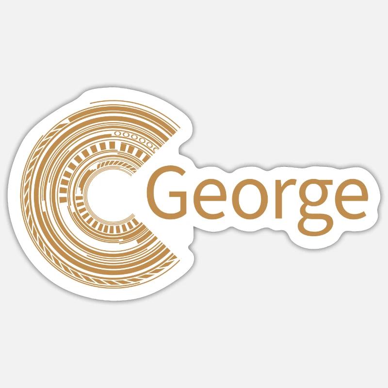 Pour George Sticker taille S (10 x 10 cm)