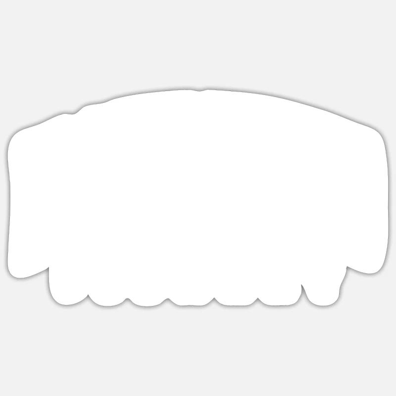 Braunschweig - Sticker taille S (10 x 10 cm) - blanc mat