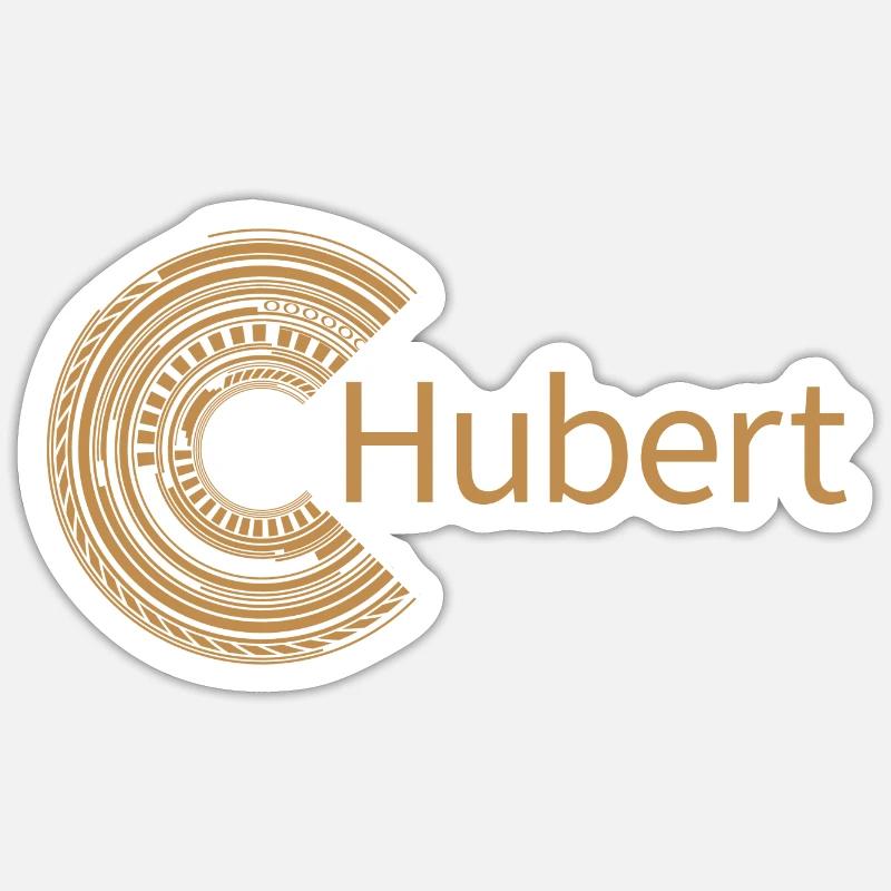 Pour Hubert - Sticker taille S (10 x 10 cm) - blanc mat