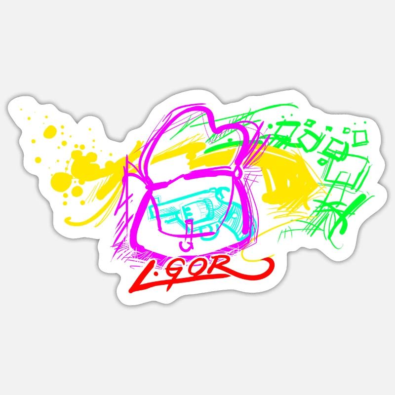 Sticker Größe S (10 x 10 cm) - 