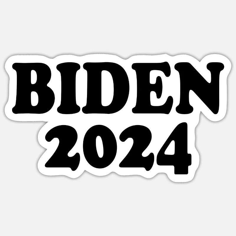 Biden 2024 - Sticker size S (10 x 10 cm) - white matte