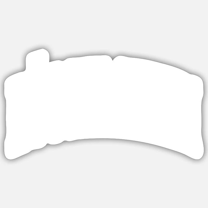 Rüsselsheim - Sticker taille S (10 x 10 cm) - blanc mat