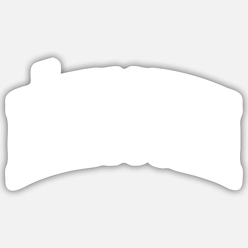 Königstein - Sticker Größe S (10 x 10 cm) - Mattweiß