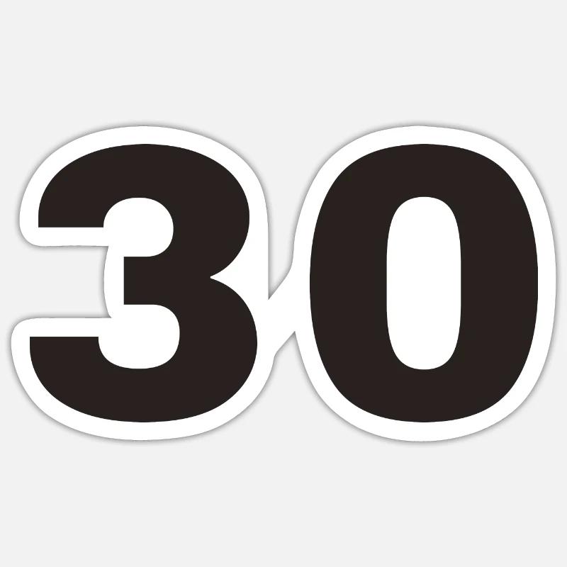 30 Sticker size S (10 x 10 cm)