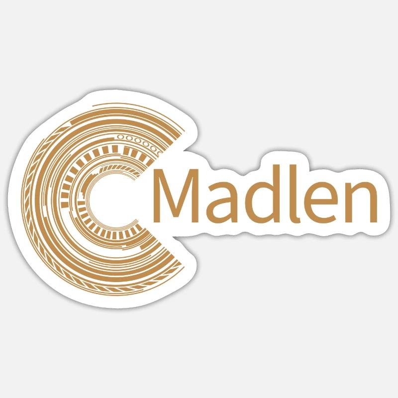For Madlen - Sticker size S (10 x 10 cm) - white matte