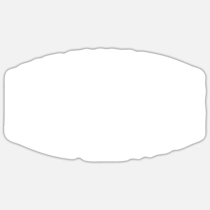 J’étais une personne sociable 24 - Sticker taille S (10 x 10 cm) - blanc mat