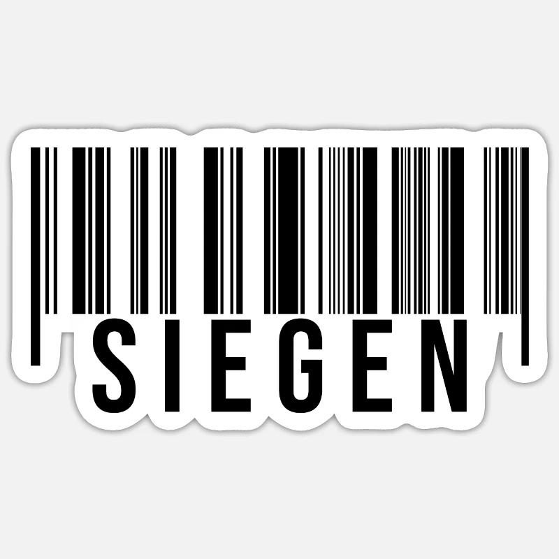 Siegen Westerwald - Sticker Größe S (10 x 10 cm) - Mattweiß