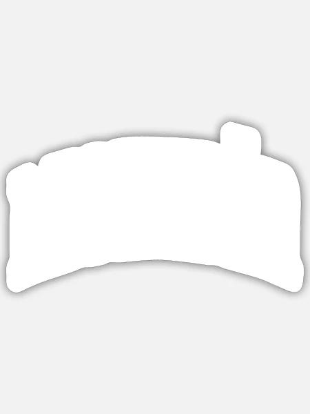 Legendär - Sticker Größe S (10 x 10 cm) - Mattweiß