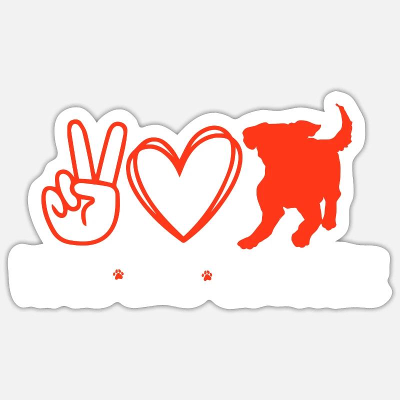 Chiweenie Dog - Sticker size S (10 x 10 cm) - white matte