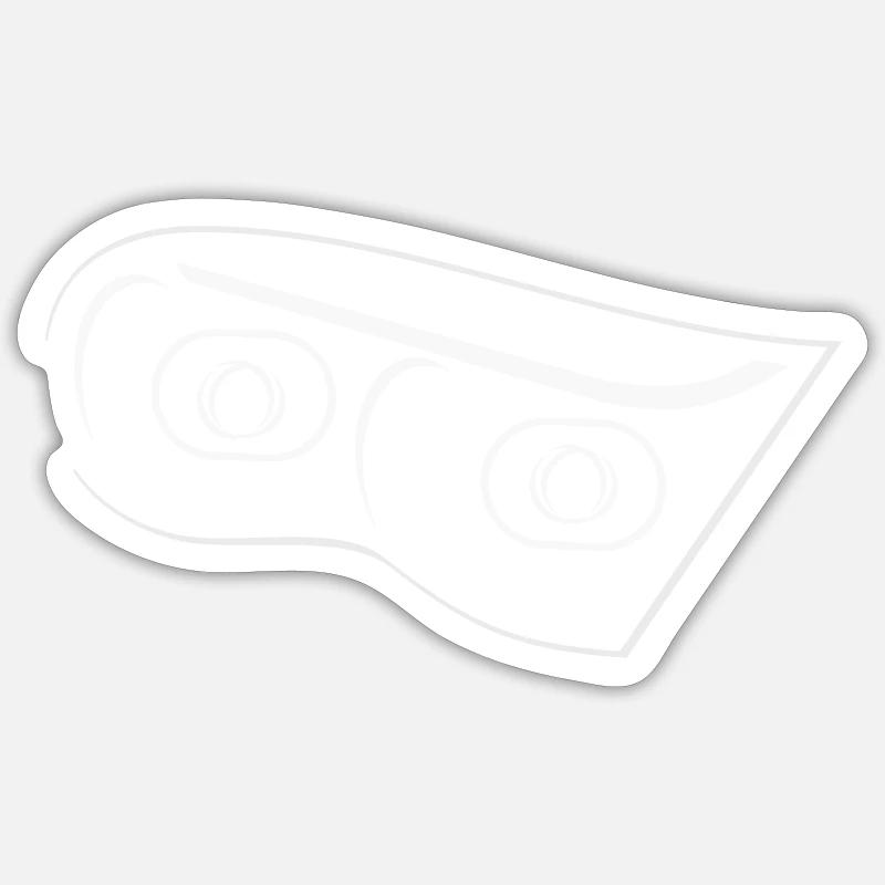 Phare Classe E droite Sticker taille S (10 x 10 cm)