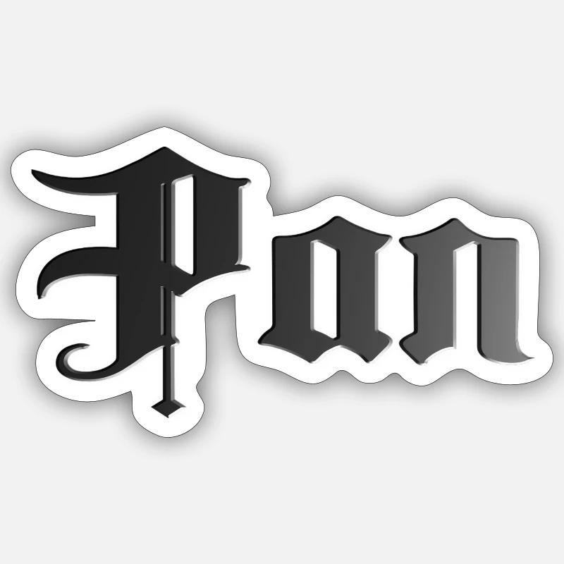 pan2D Sticker size S (10 x 10 cm)