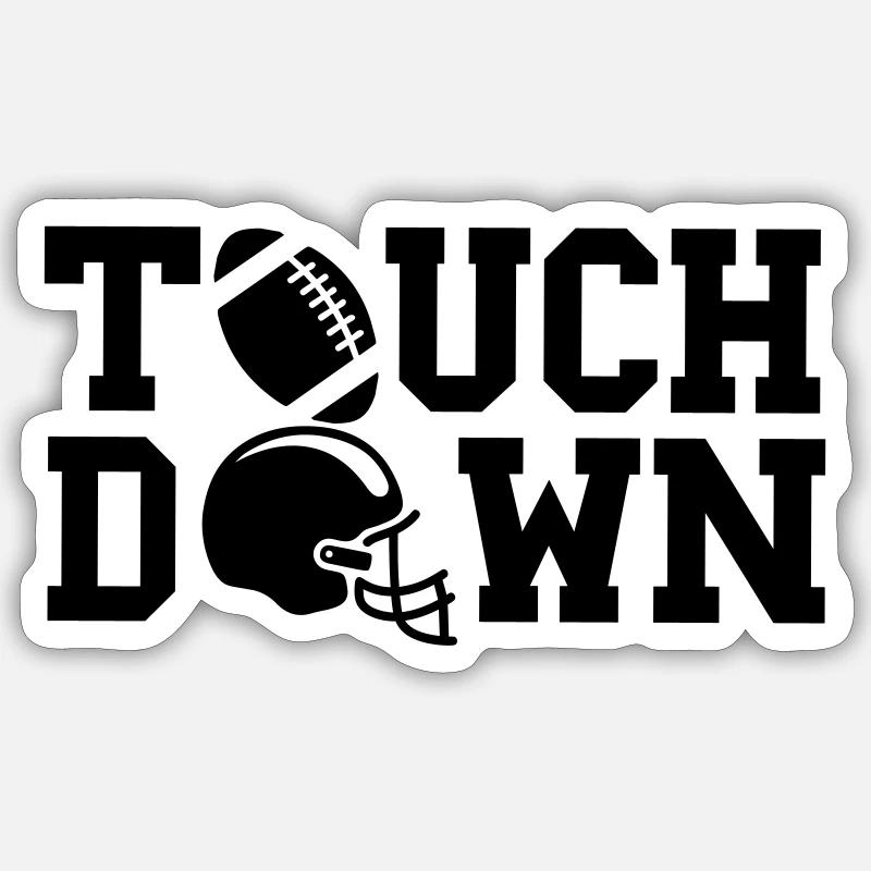 TouchDown Sticker size S (10 x 10 cm)