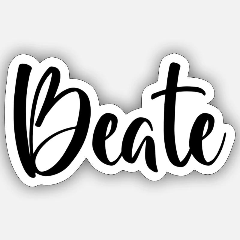 First name - Beate Sticker size S (10 x 10 cm)