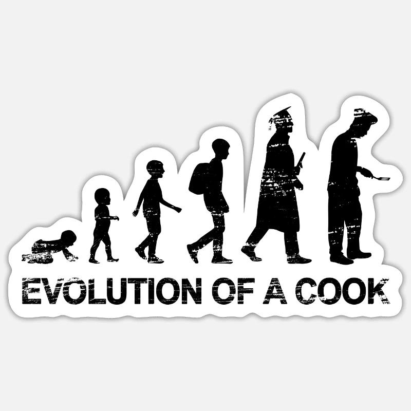 Koch Evolution Sticker Größe S (10 x 10 cm)
