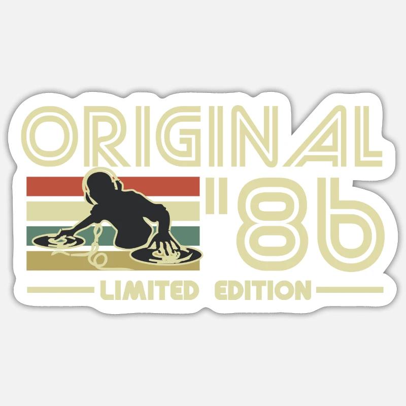 1986 Sticker size S (10 x 10 cm)