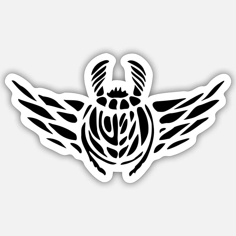 Skarabaeus Sticker taille S (10 x 10 cm)