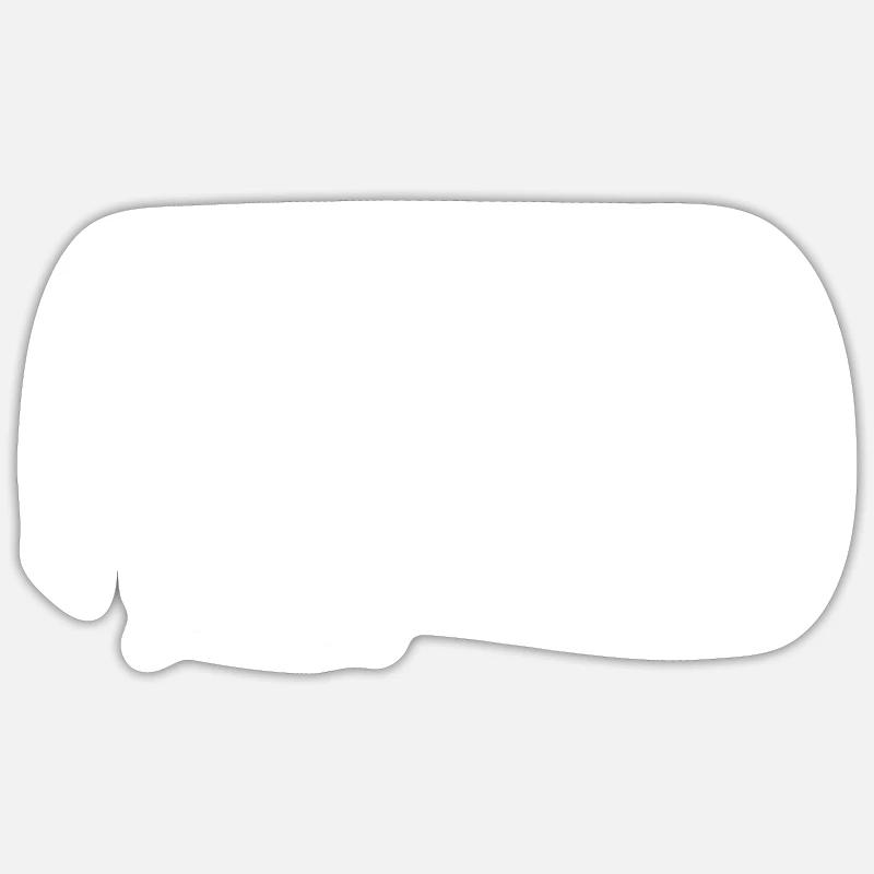 Pike-perch with softbait - Sticker size S (10 x 10 cm) - white matte