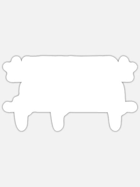 Mama - Sticker Größe S (10 x 10 cm) - Mattweiß