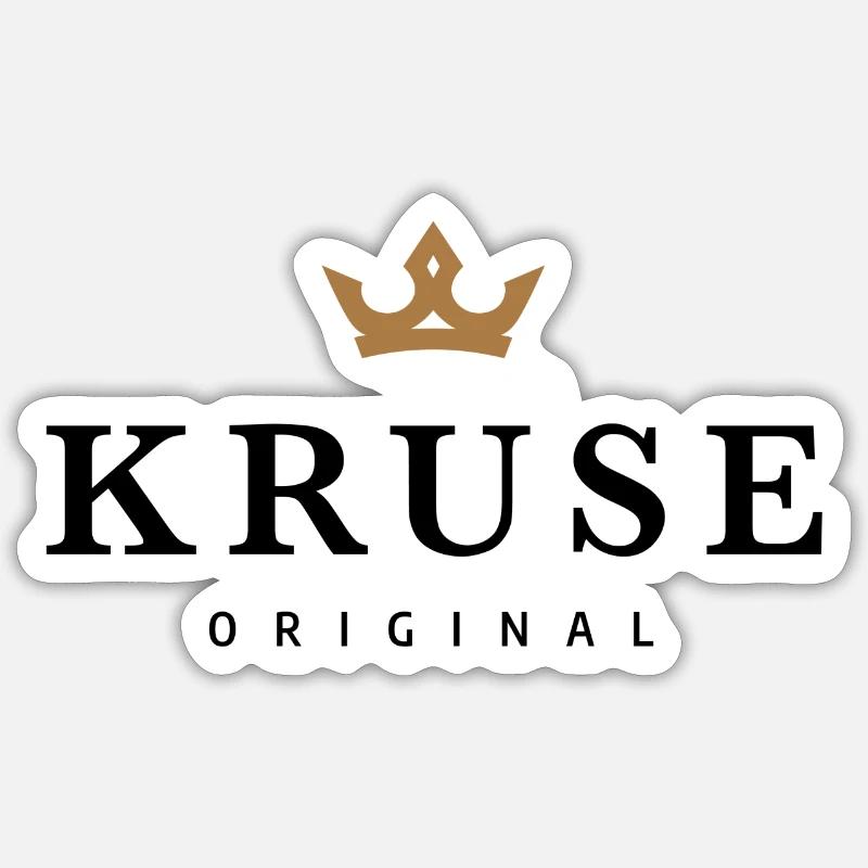 Kruse - Sticker Größe S (10 x 10 cm) - Mattweiß