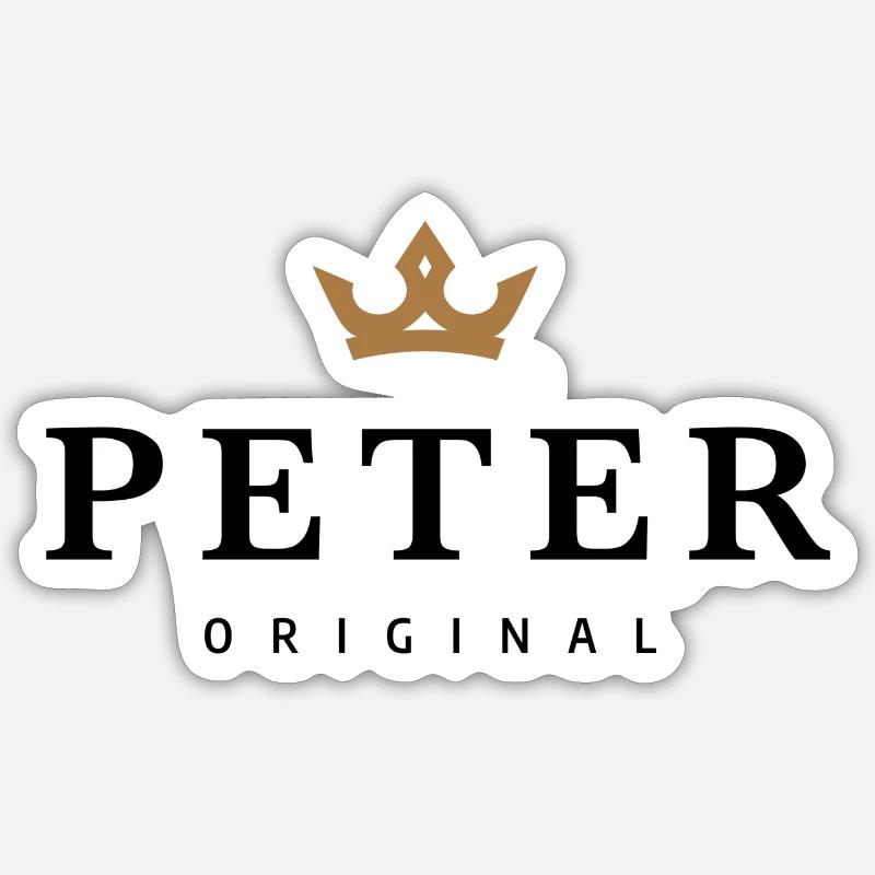 Peter Sticker Größe S (10 x 10 cm)