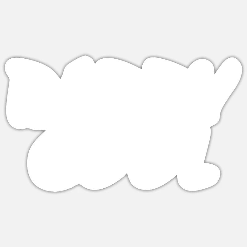 Daddy cool - Sticker Größe S (10 x 10 cm) - Mattweiß