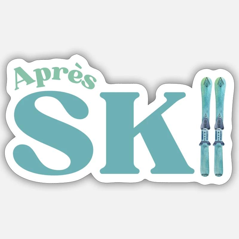 Après Ski Sticker Größe S (10 x 10 cm)