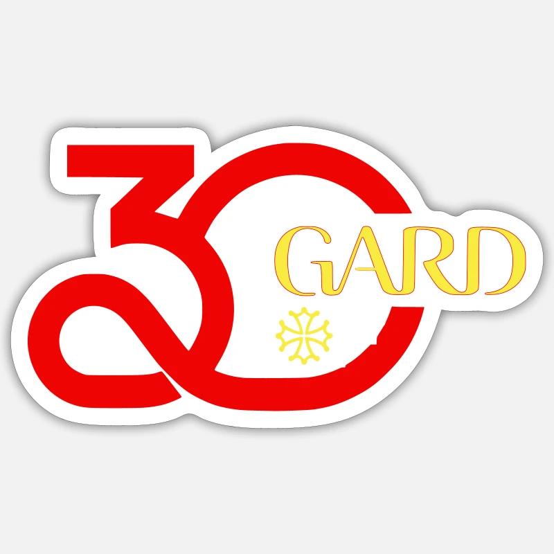 Gard - Sticker taille S (10 x 10 cm) - blanc mat