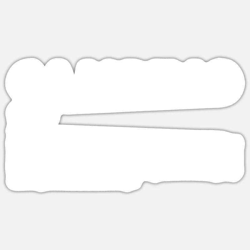 Camper Definition Camping - Sticker size S (10 x 10 cm) - white matte
