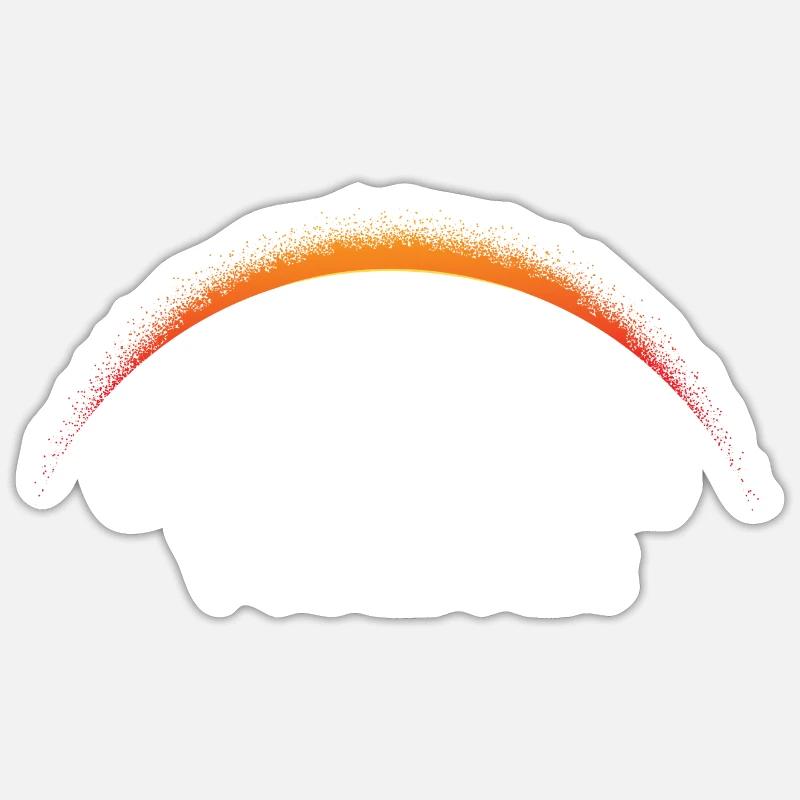 Total Solar Eclipse Path of Totality Vermont Sticker size S (10 x 10 cm)