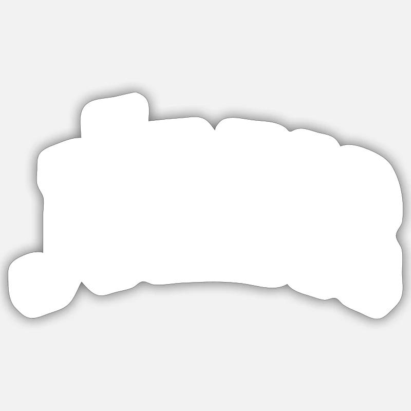 Jördis - Sticker taille S (10 x 10 cm) - blanc mat