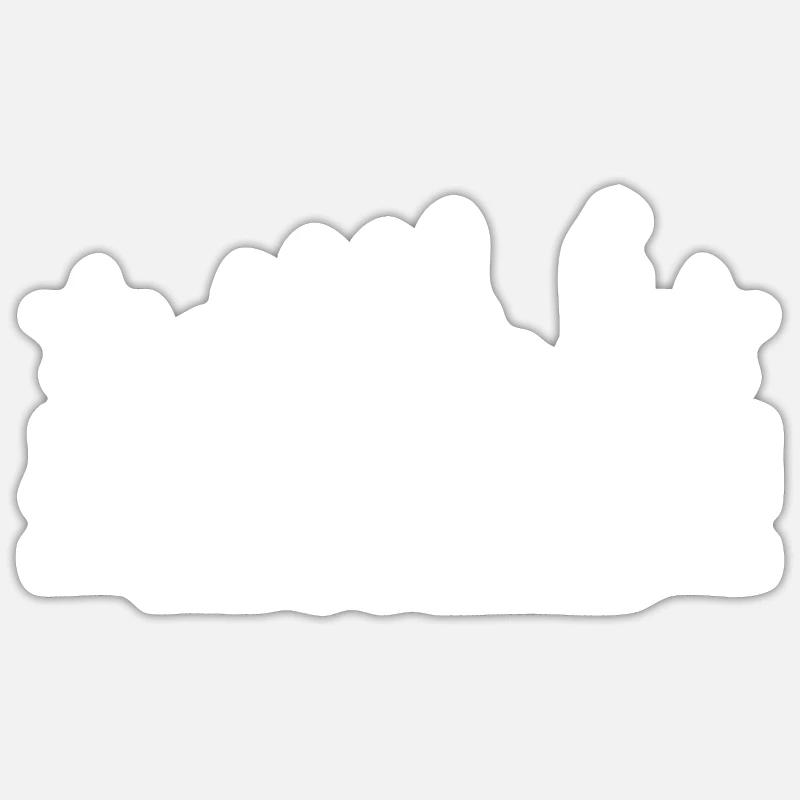 Junggesellenabschied - Sticker Größe S (10 x 10 cm) - Mattweiß