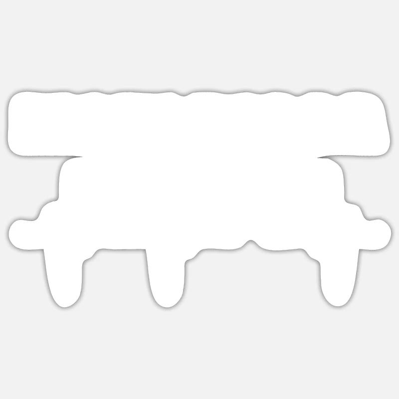 Moin - Sticker Größe S (10 x 10 cm) - Mattweiß