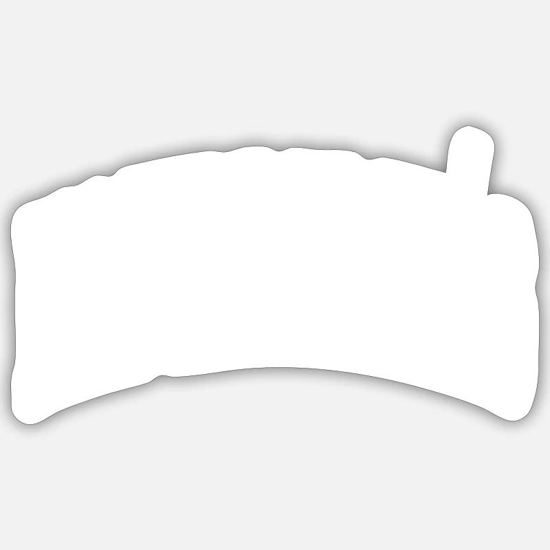 Ungarn - Sticker Größe S (10 x 10 cm) - Mattweiß