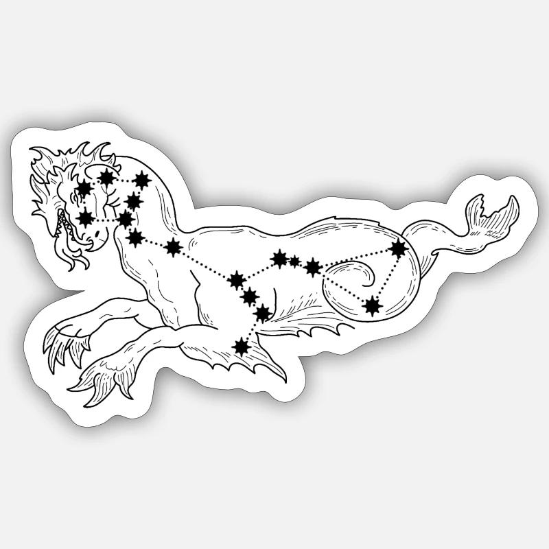 Constellation - Sticker taille S (10 x 10 cm) - blanc mat