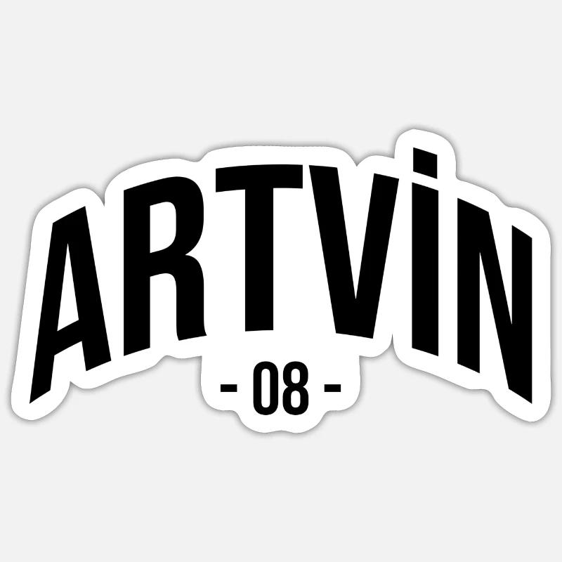 Artvin 08 Turkey Turkiye Gift Holiday Türk TR Sticker size S (10 x 10 cm)