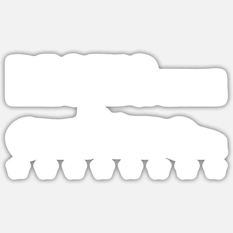 Équipe de course Sticker taille S (10 x 10 cm)