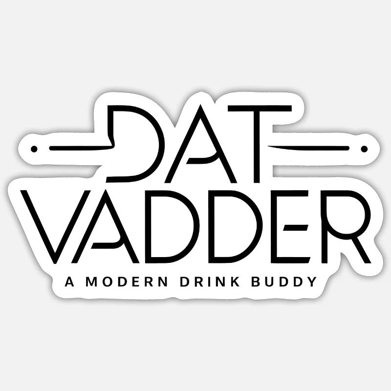 "Dat Vadder" Der Vater Sticker Größe S (10 x 10 cm)