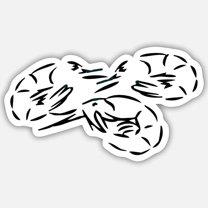 Sticker taille S (10 x 10 cm) - 