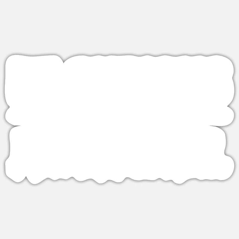 Brimades - Sticker taille S (10 x 10 cm) - blanc mat