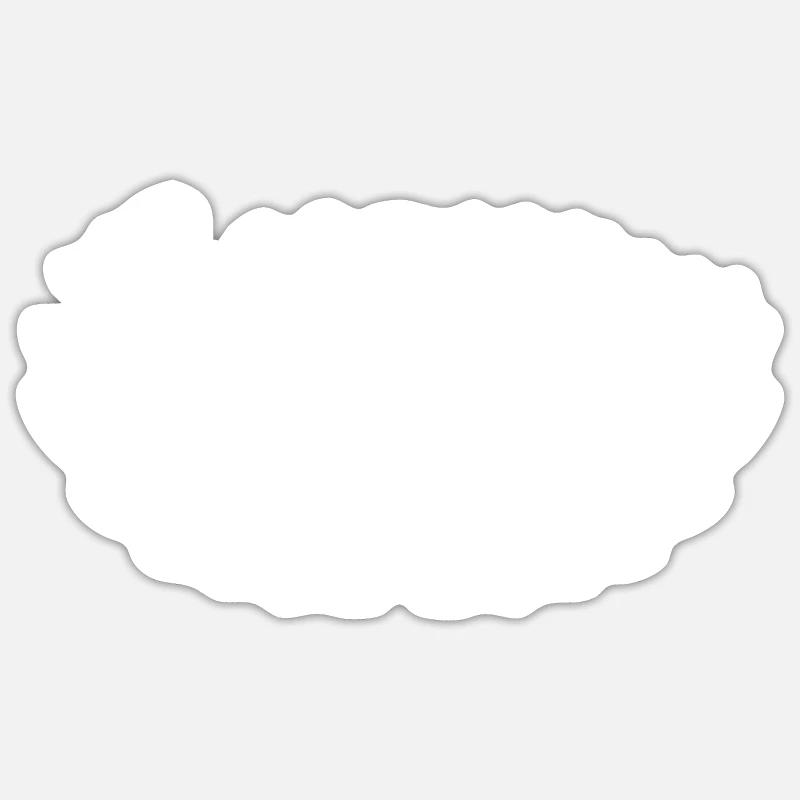 Freequency - Sticker size S (10 x 10 cm) - white matte
