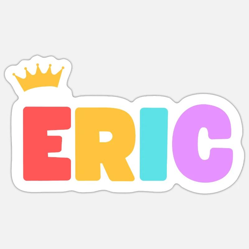 ERIC! Customizable - Sticker size S (10 x 10 cm) - white matte