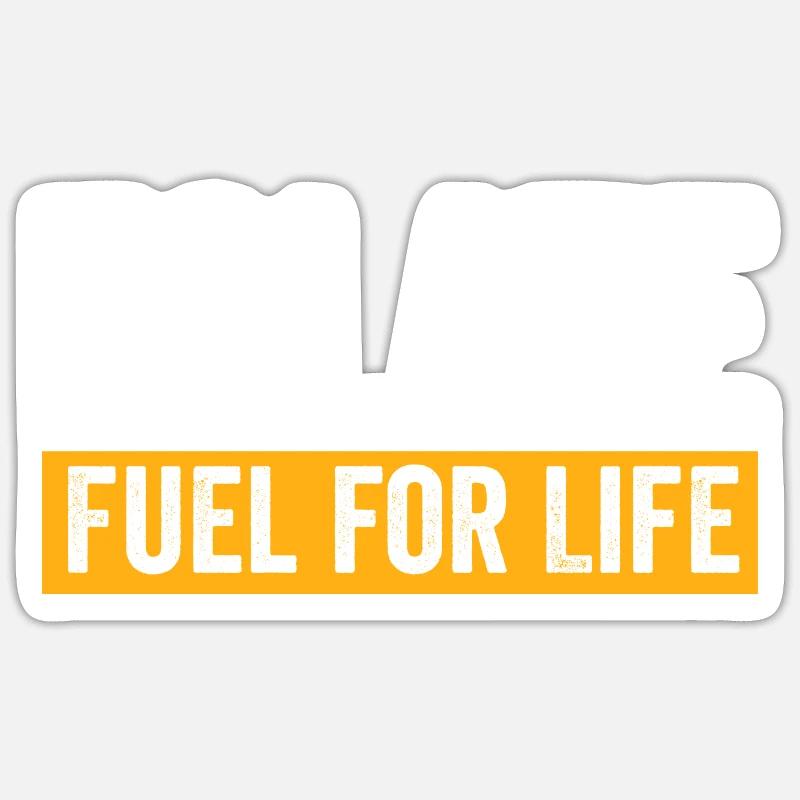 Source d’énergie de carburant à vie Sticker taille S (10 x 10 cm)